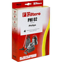 Мешок бумажный для пылесоса Filtero PHI 02 эконом 3 шт